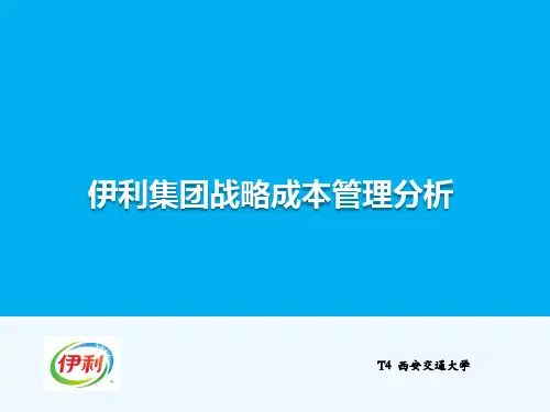 伊利成本战略管理分析