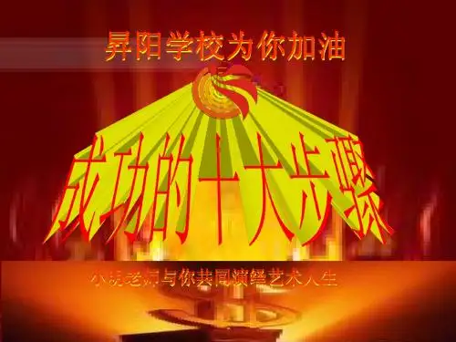 成功的十大步骤新