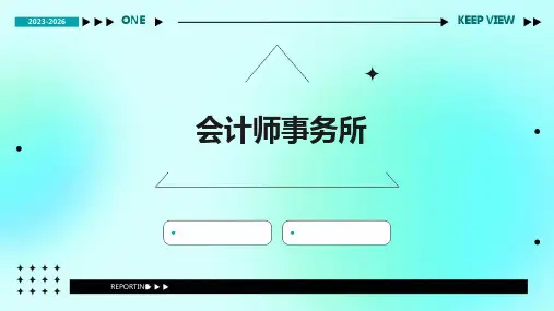 《会计师事务所》课件