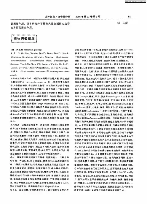 刺五加(Siberianginseng)