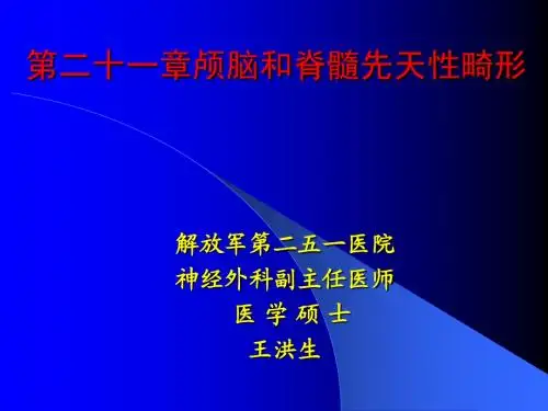 第21章颅脑脊髓先天性疾病