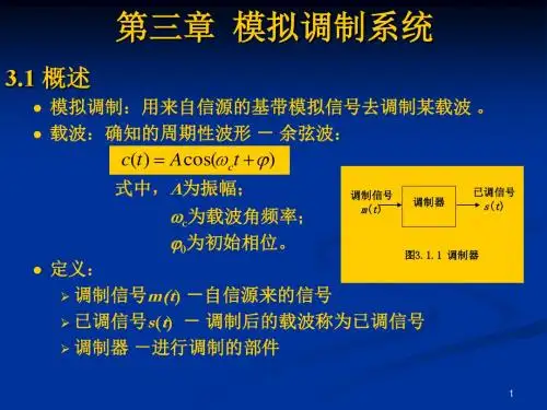 [信息与通信]第3章模拟调制系统