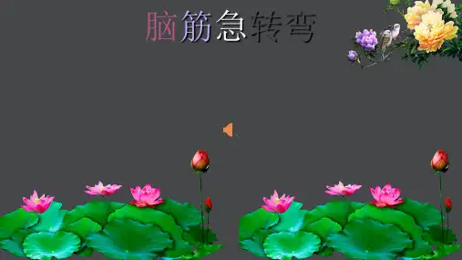 脑筋急转弯2ppt课件