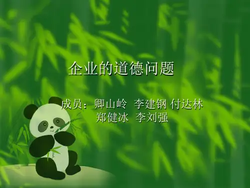 企业的道德问题.ppt