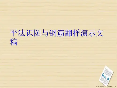 平法识图与钢筋翻样演示文稿