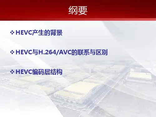 HEVC相关技术简介