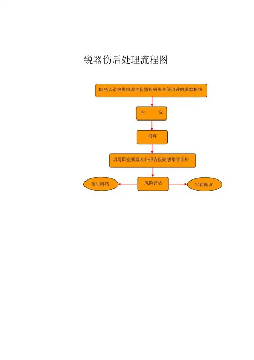 各种职业暴露后处理流程图(DOC)