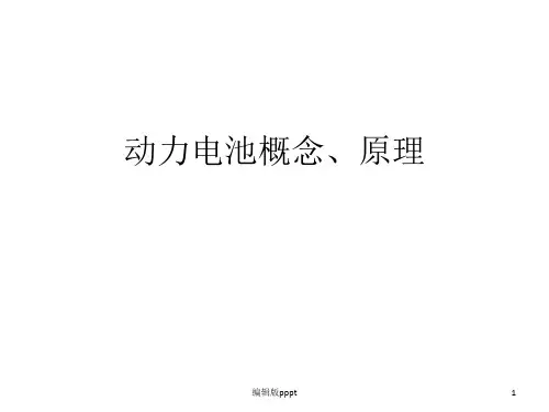 动力电池基本概念、原理ppt精选课件