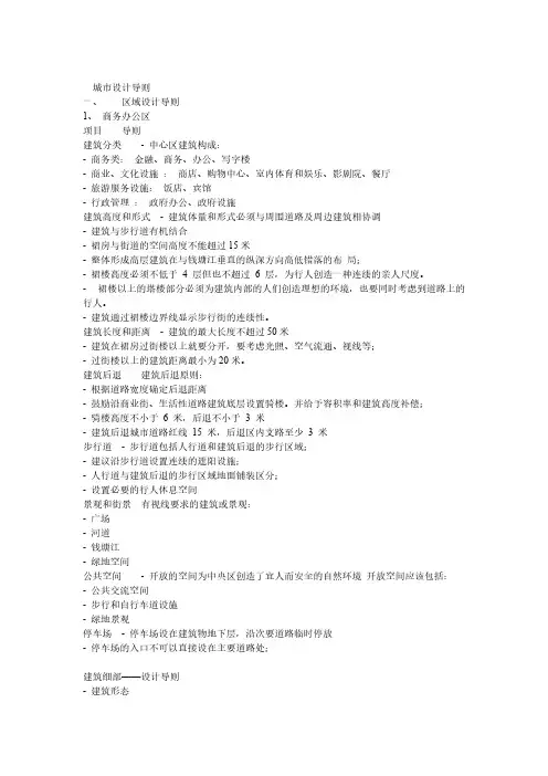 [VIP专享]城市设计导则