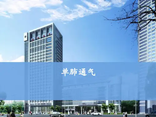 单肺通气