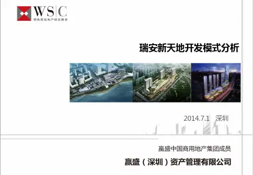 瑞安新天地开发模式分析