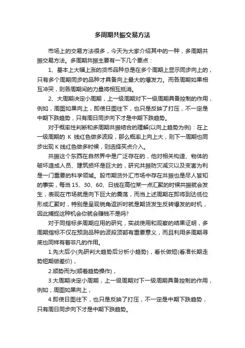 多周期共振交易方法