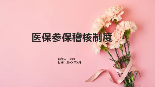 医保参保稽核制度