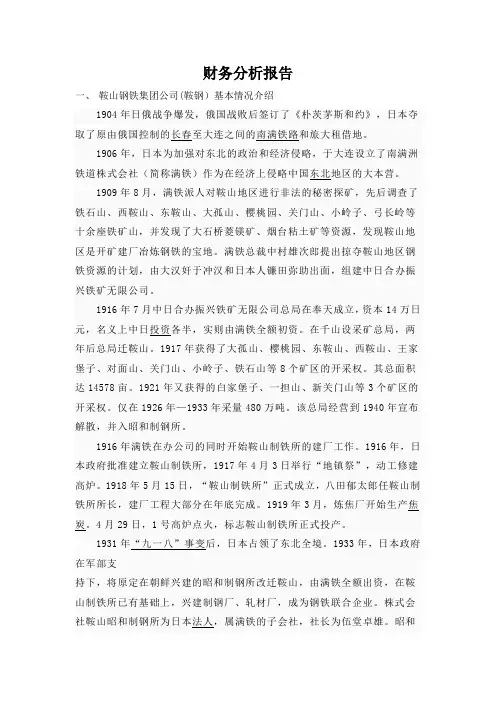 财务分析报告4