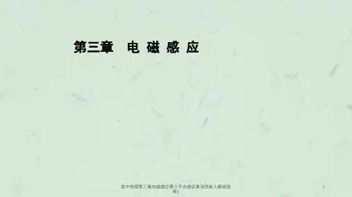 高中物理第三章电磁感应第六节自感现象涡流新人教版选修1课件