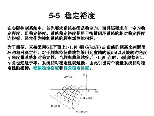 稳定裕度专题知识讲座
