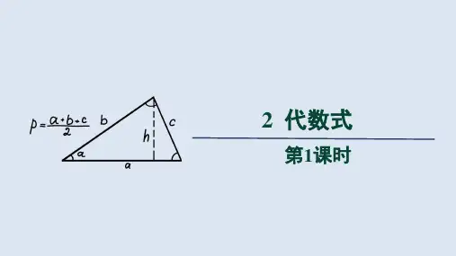 北师大版七年级数学上册代数式(第1课时)课件