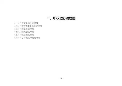 职权运行流程图汇编.doc