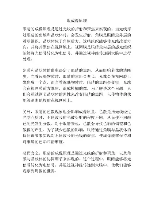 眼成像原理