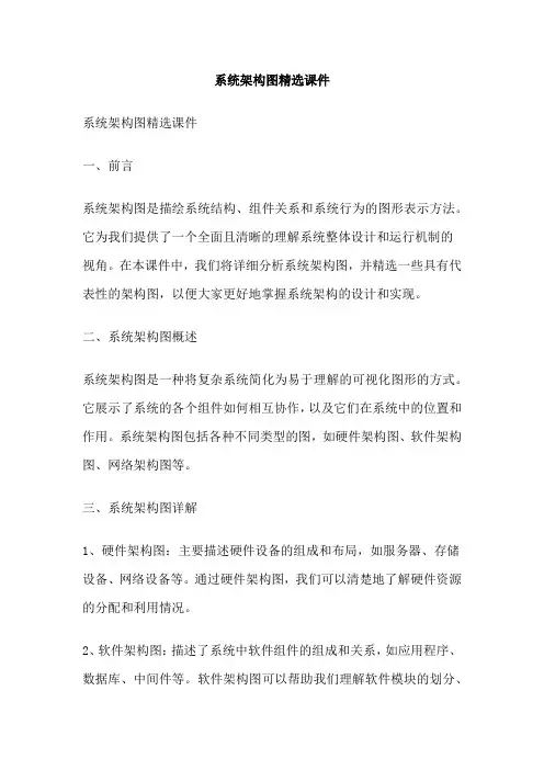 系统架构图精选课件