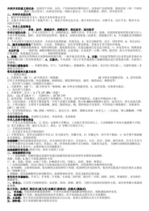 兽医外科课件
