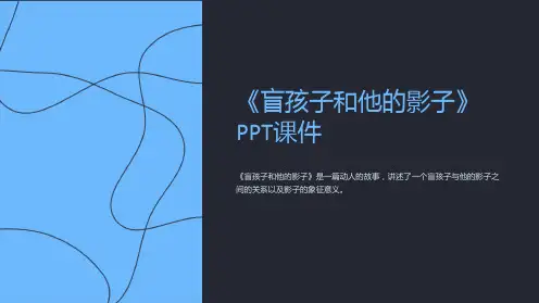 《盲孩子和他的影子》课件2