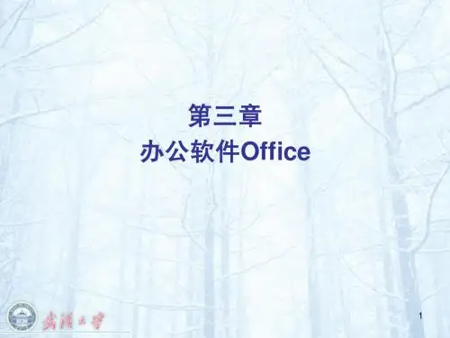 计算机基础 第5讲：Word