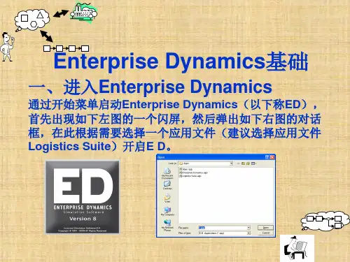 第十章 Enterprise Dynamics 《系统建模与仿真》PPT课件