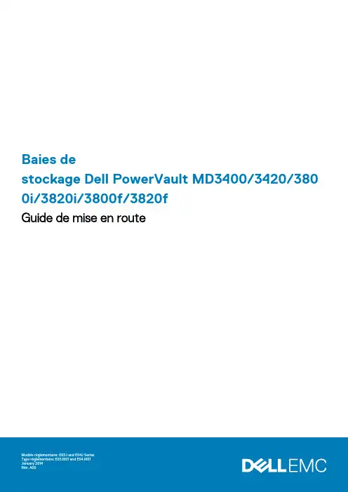 Dell PowerVault MD3400 3420 3800i 3820i 3800f 3820