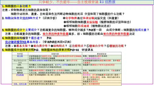 05 细胞膜和细胞核-2024年高考生物一轮复习课件(新教材新高考)