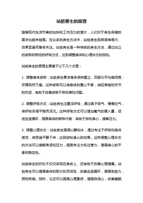站桩养生的原理