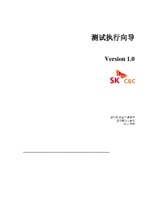 SPE_指南_执行 测试 指南_v1.0