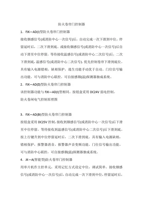 防火卷帘门控制器