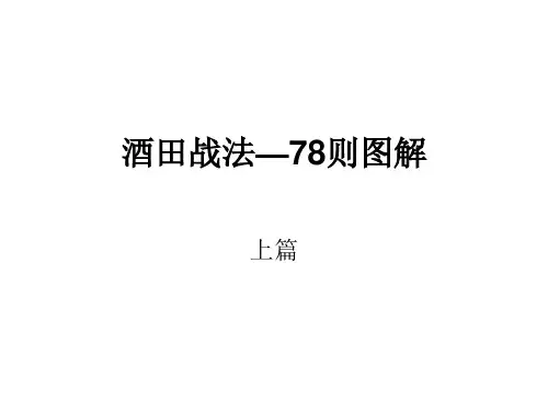 酒田战法(上)