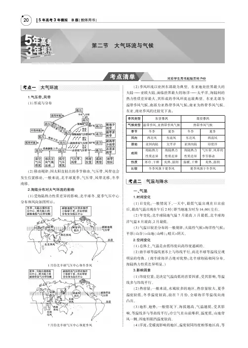 第二节 大气环流与气候(知识讲解内容)
