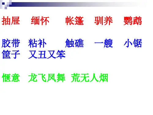 一本男孩子必读的书PPT课件