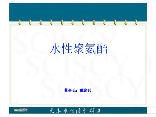 水性聚氨酯资料科天化工ppt课件