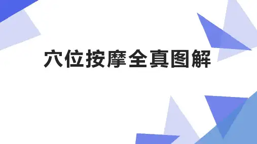 穴位按摩全真图解