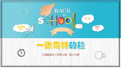 《一张奇特的脸》精品课件1