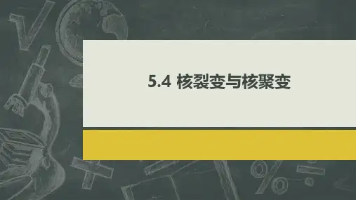 核裂变与核聚变课件-2022-2023学年高二下学期物理人教版(2019)选择性必修第三册