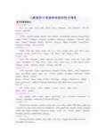 人教版初中英语单词按词性分类表