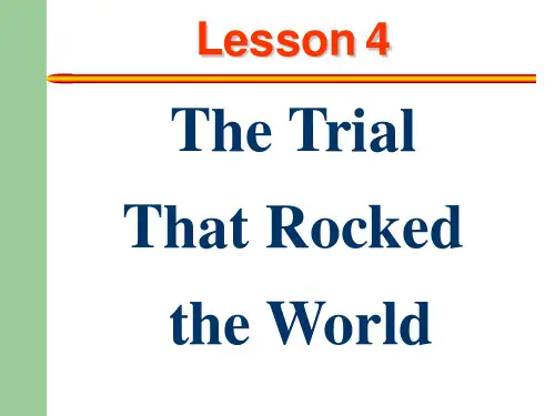 高级英语lesson4课件