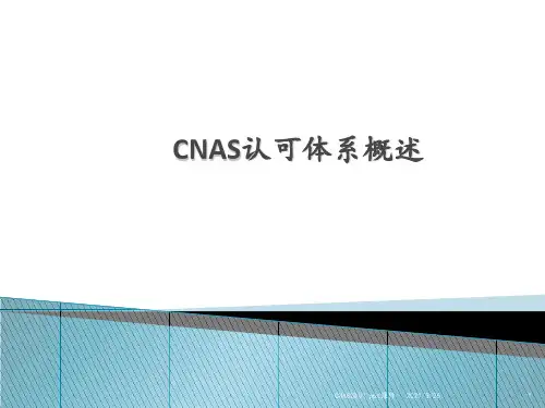 CNAS培训 ppt课件