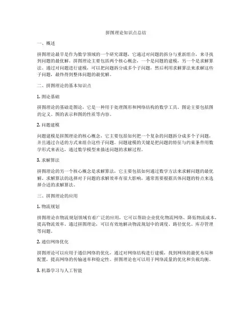 拼图理论知识点总结