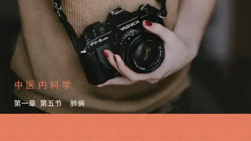 肺痈ppt课件