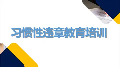 习惯性违章教育培训(40页)