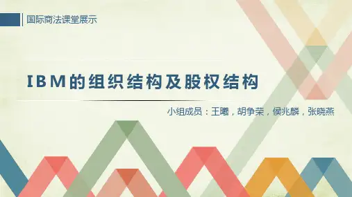 IBM的组织结构及股权结构