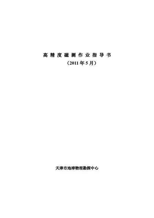 磁测作业指导书