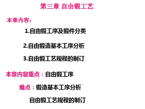 第三章 自由锻工艺.