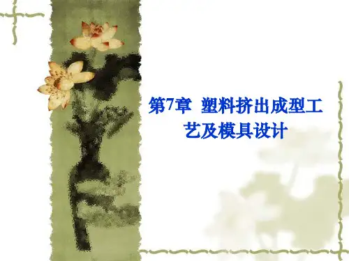 7挤出成型工艺及模具设计.pptx